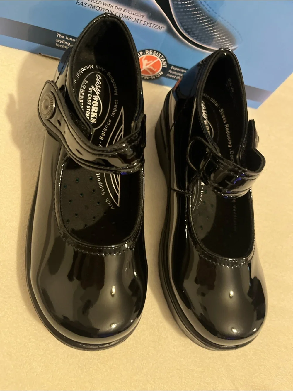 Easy Works by Easy Street Letsee Women's Mary Jane Work Shoes